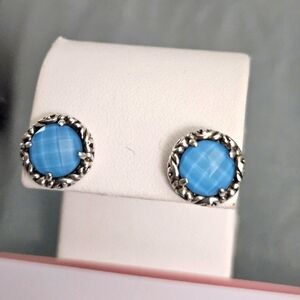 Charles Krypell Turquoise Studs